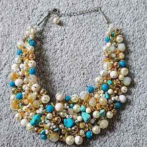Necklace blue